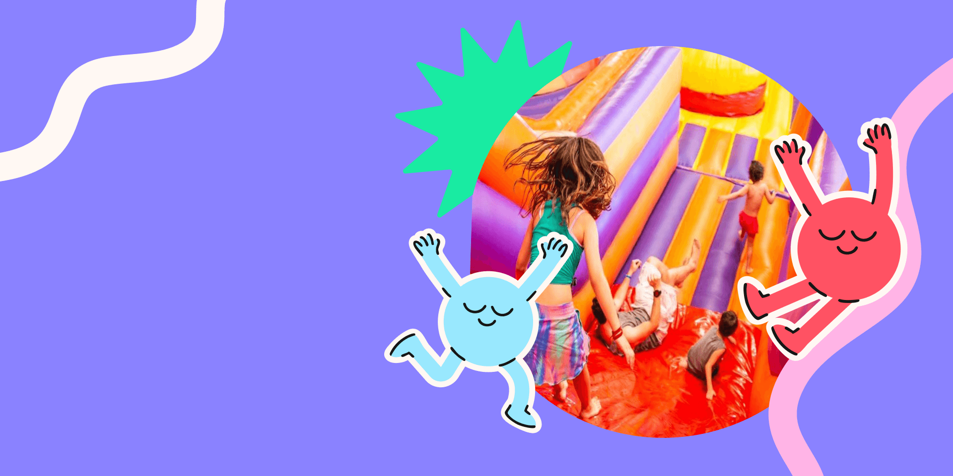 Bouncy castle party