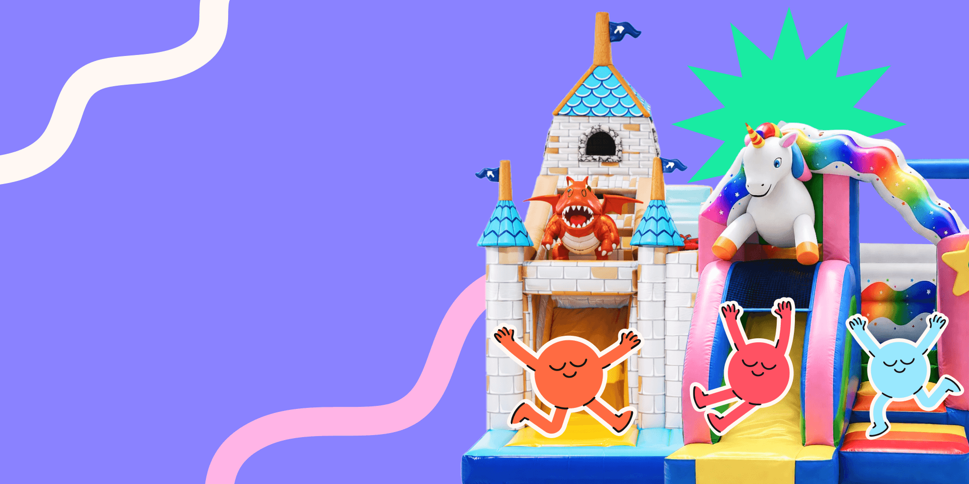 Bouncy castle party